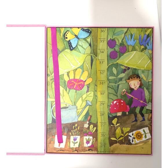 eeBoo Grow Like a Sunflower Keepsake Growth Chart & Stickers Unused - Picture 4 of 9